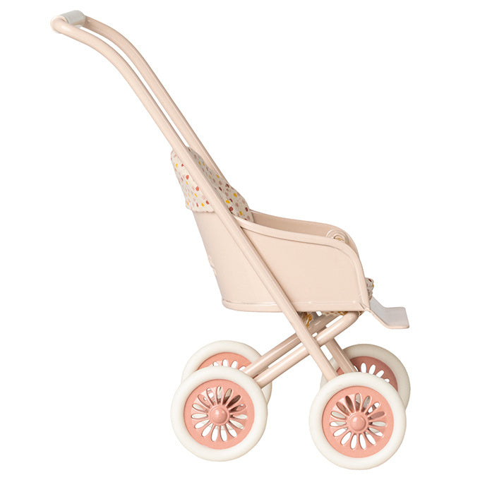 Maileg - Metalen kinderwagen - Powder.