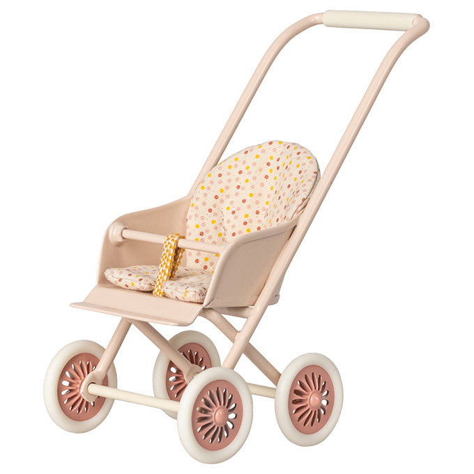 Maileg - Metalen kinderwagen - Powder.